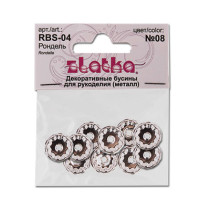 " Zlatka" Рондель RBS- 04 12 мм 10 шт №17 салатовый