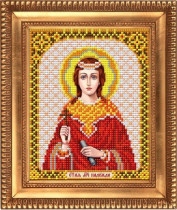 Рисунок на ткани для вышивки бисером И-5172 Святая Мученица Надежда 13,5х17см