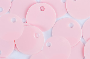 Пайетки " Zlatka" россыпью ZF- 11/ 1 8 мм 10 г №061 бл. персиковый