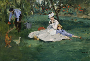 " ФРЕЯ" Пазл. Мировые шедевры искусства 1500 элемент. MET- PZL- 1500/ 01 Семья Моне в их саду в Аржантёе, Эдуард Мане . 